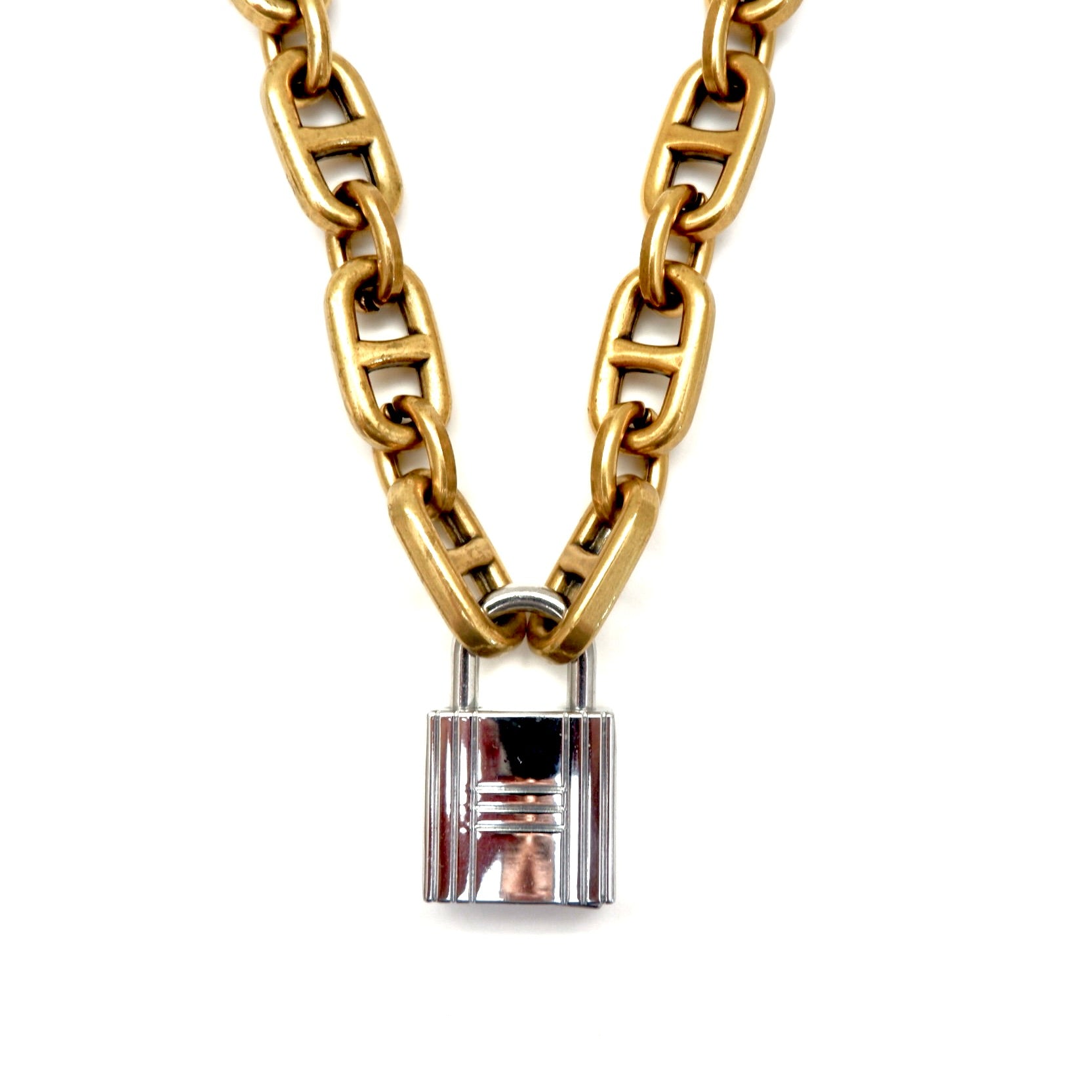 lock chain necklace