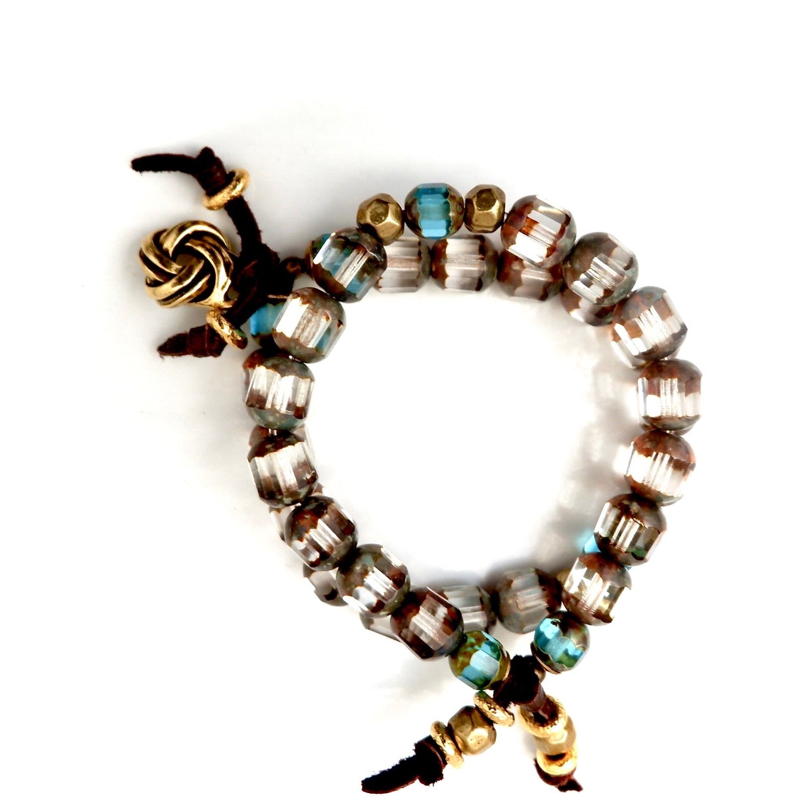 my vintage smokey gem twin set bracelets