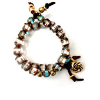 my vintage smokey gem twin set bracelets