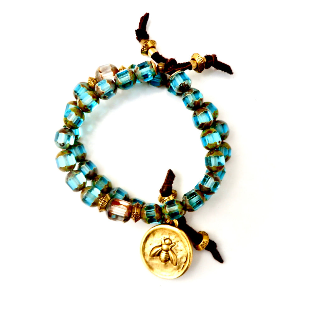my vintage gem twin set bracelets