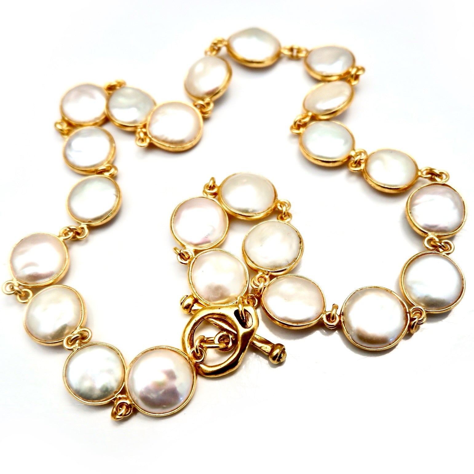 my flat freshwater pearl choker