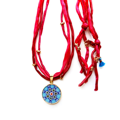 my vintage murano pendant necklace