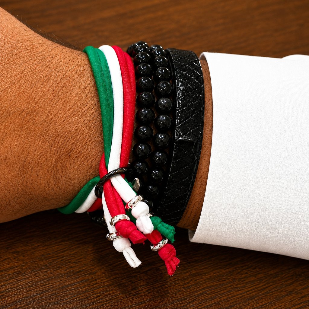 azadi flag mens bracelet