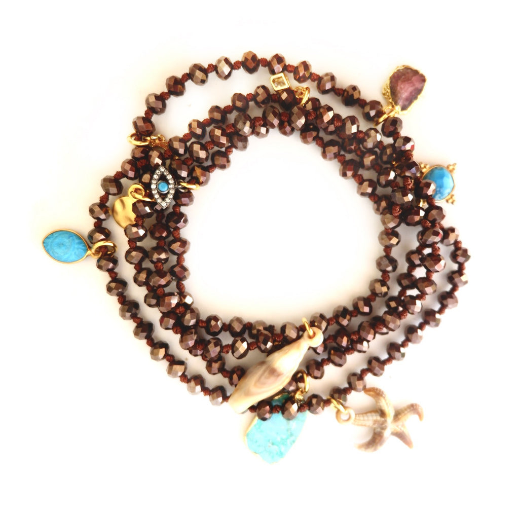 copper crystal dream necklace