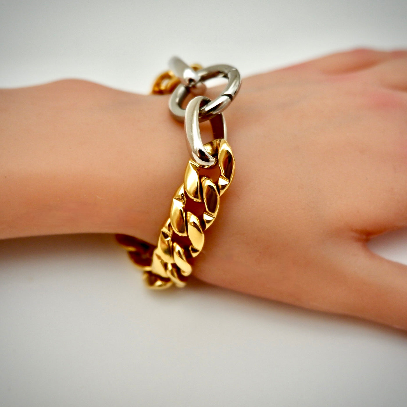 my modern cuban chain bracelet