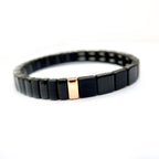 black enamel bracelet