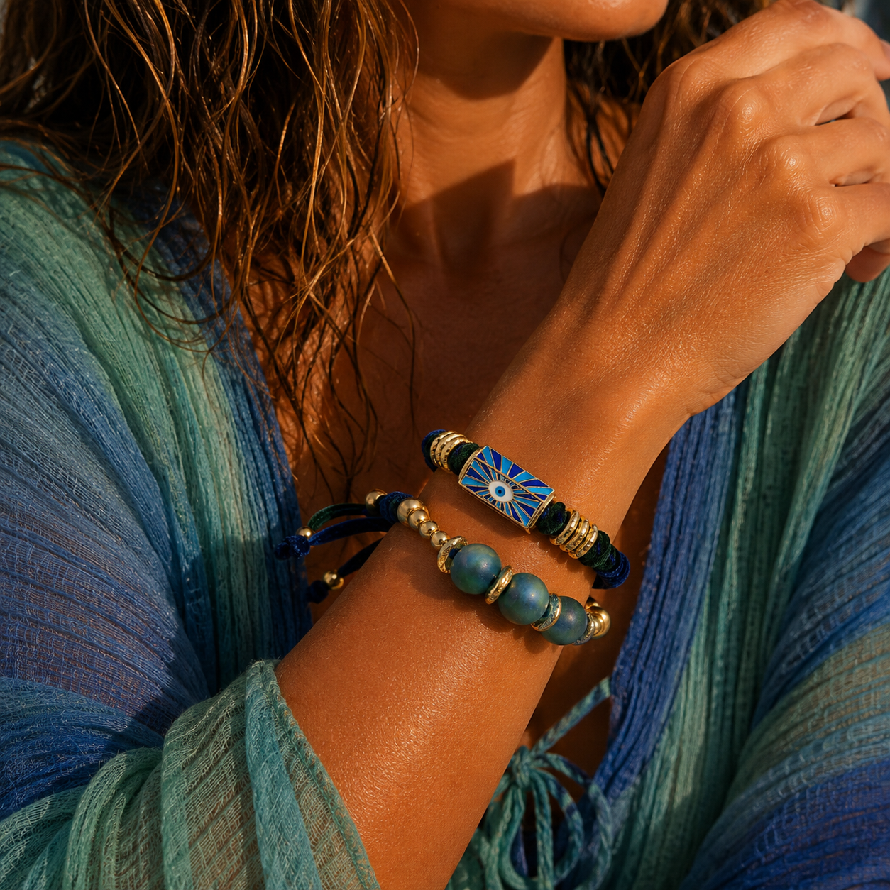 verde azzurro bracelet