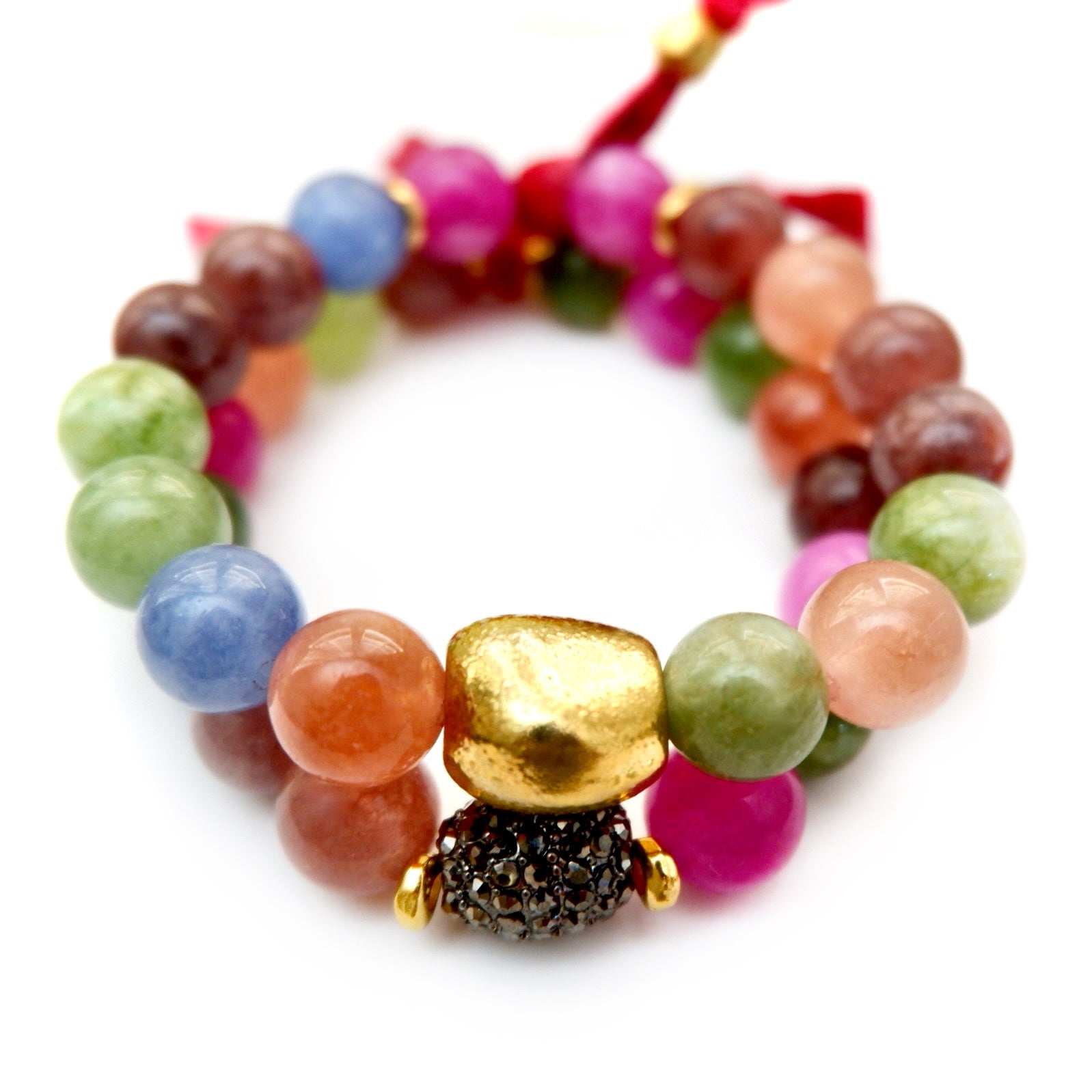my happy tourmaline twin set bracelets
