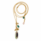 gems x gold cord necklace
