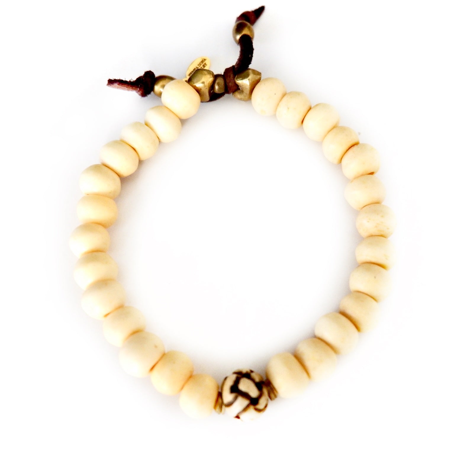 knot meets tibetan bone bracelet