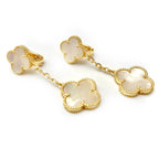 my double clover earrings