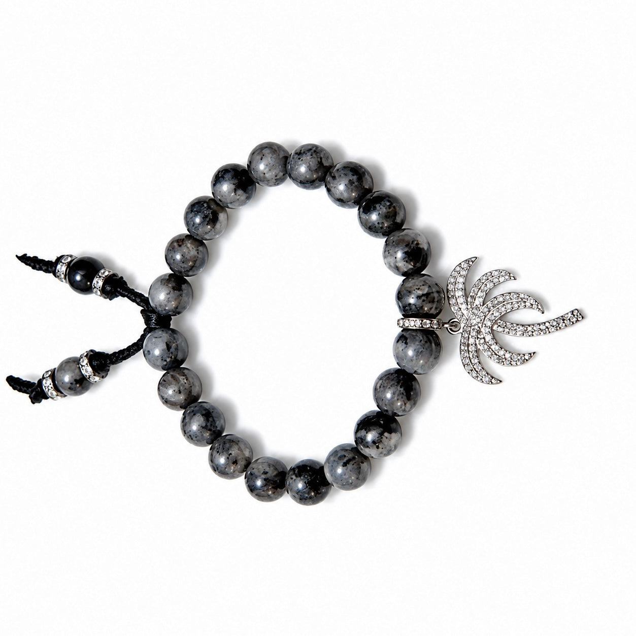 pave palm tree bracelet