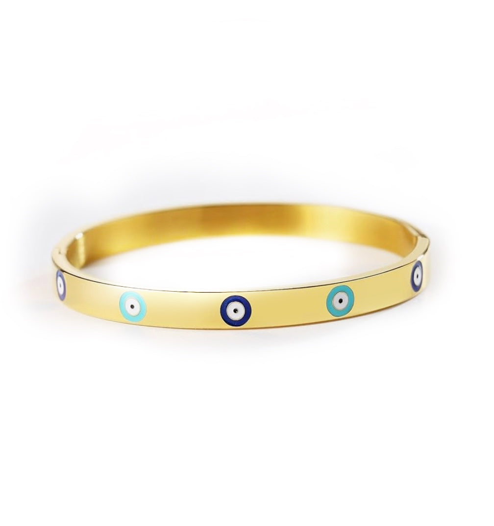my evil eye bangle bracelet