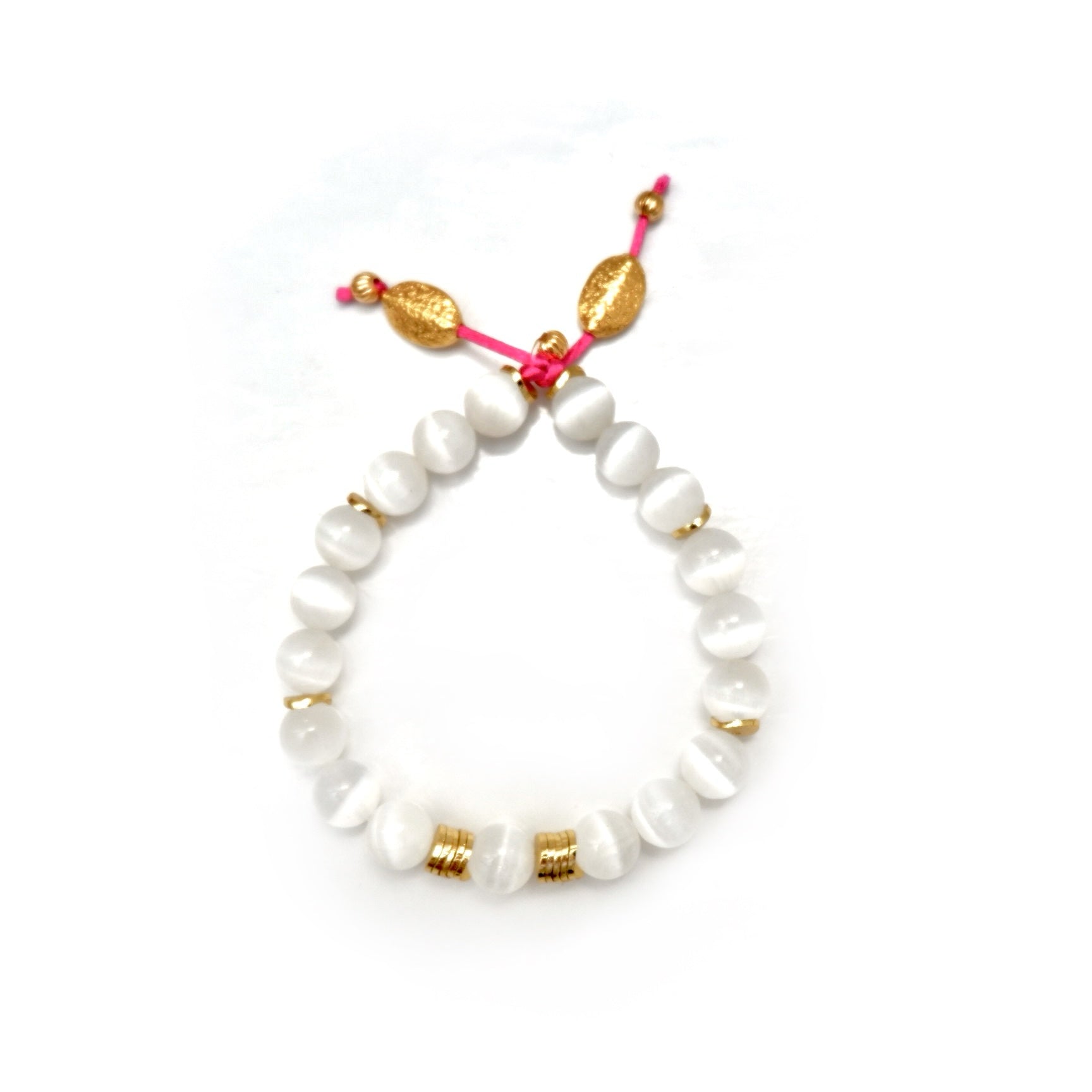 magical white cloud twin set bracelets