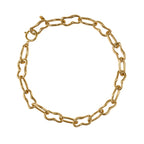 art x gold link chain necklace