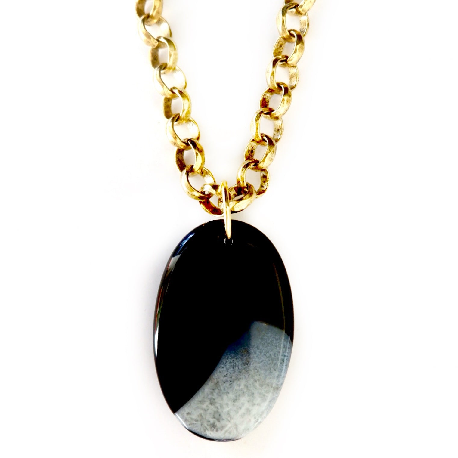magical black agate necklace