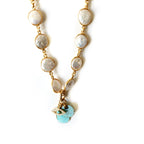 my santorini pearl necklace