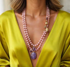 pink & amethyst dream necklace