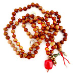 my sandalwood mala necklace
