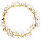 opal drops necklace