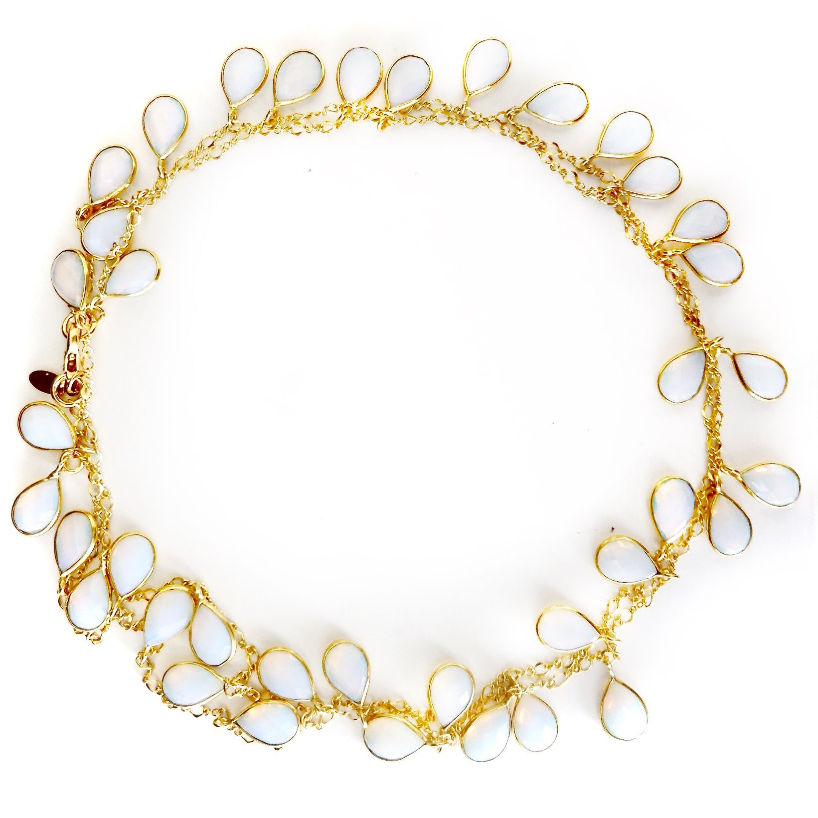 opal drops necklace