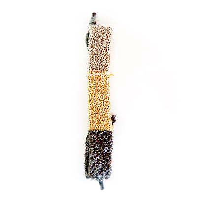 tri color adjustable chains bracelet