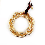 chunky oval link chain bracelet