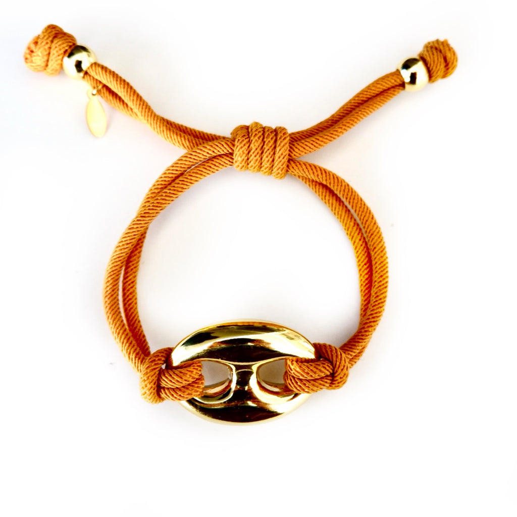 giant bubble mariner cord bracelet