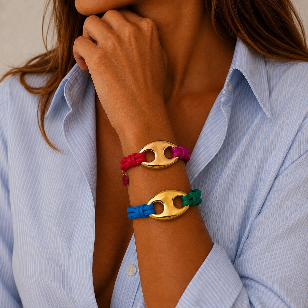 Giant bubble x stretchy bracelet