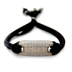 velvet tag bracelet