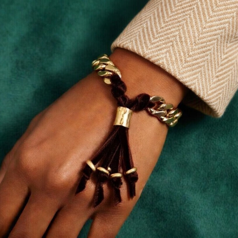 cuban link veluto bracelet