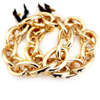 chunky oval link chain bracelet