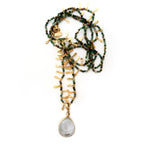 teardrop locket pendant necklace