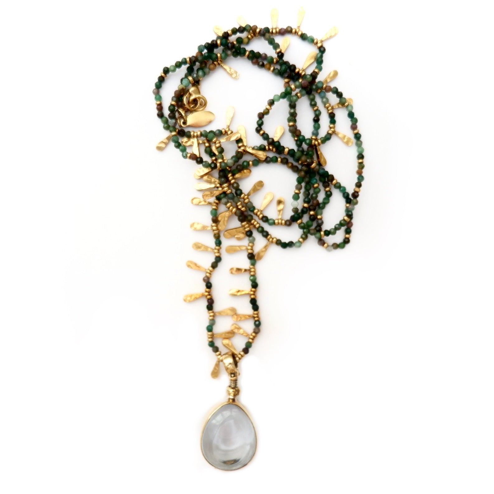 teardrop locket pendant necklace