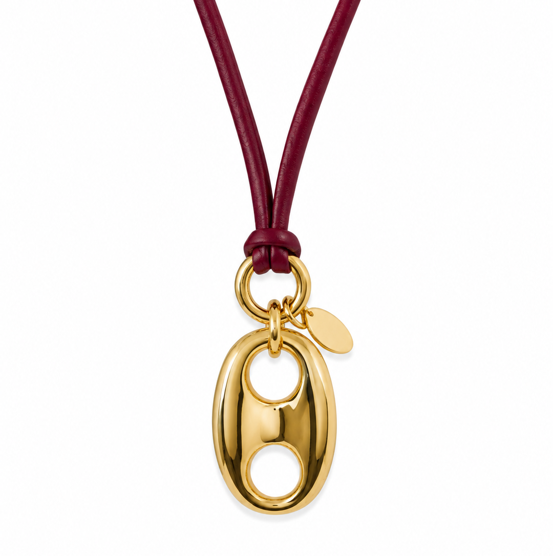 linked in necklace