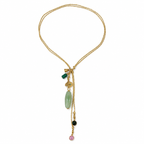 gems x gold cord necklace
