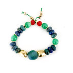 exotic aqua bracelet