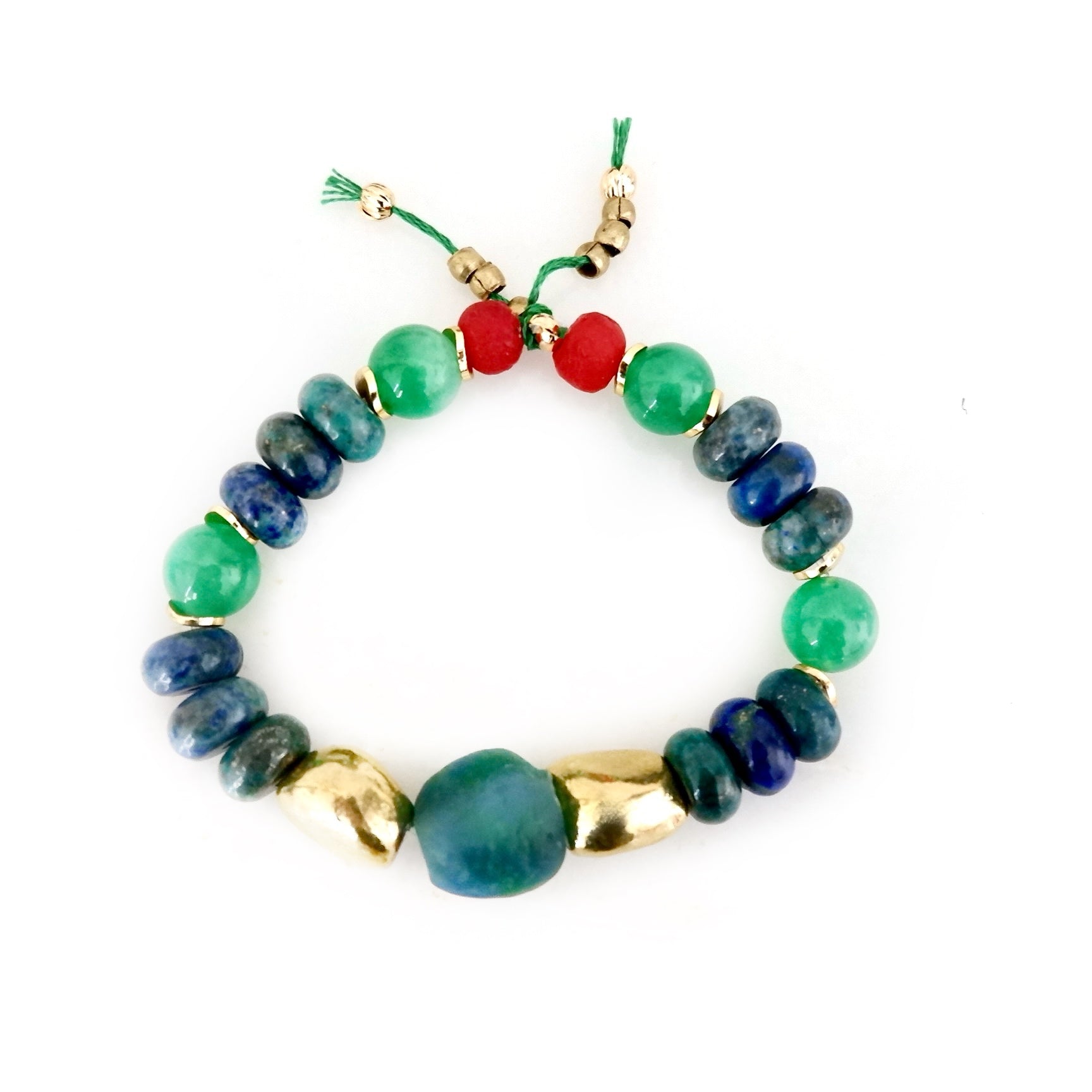 exotic aqua bracelet
