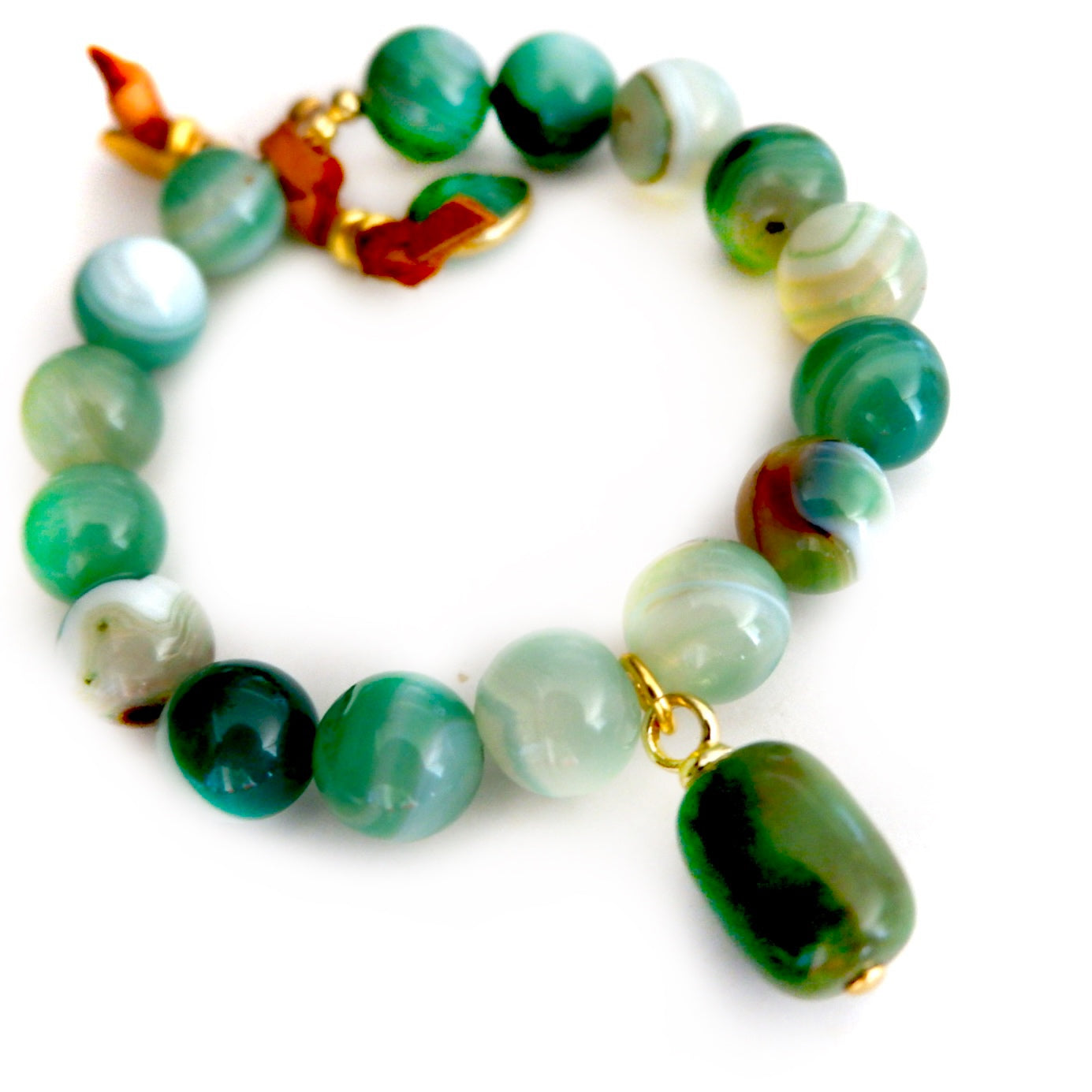 dream green gemstone bracelet