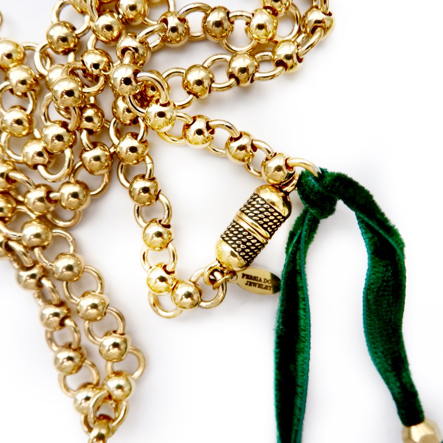 round vintage locket necklace