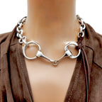 horsebit chain necklace