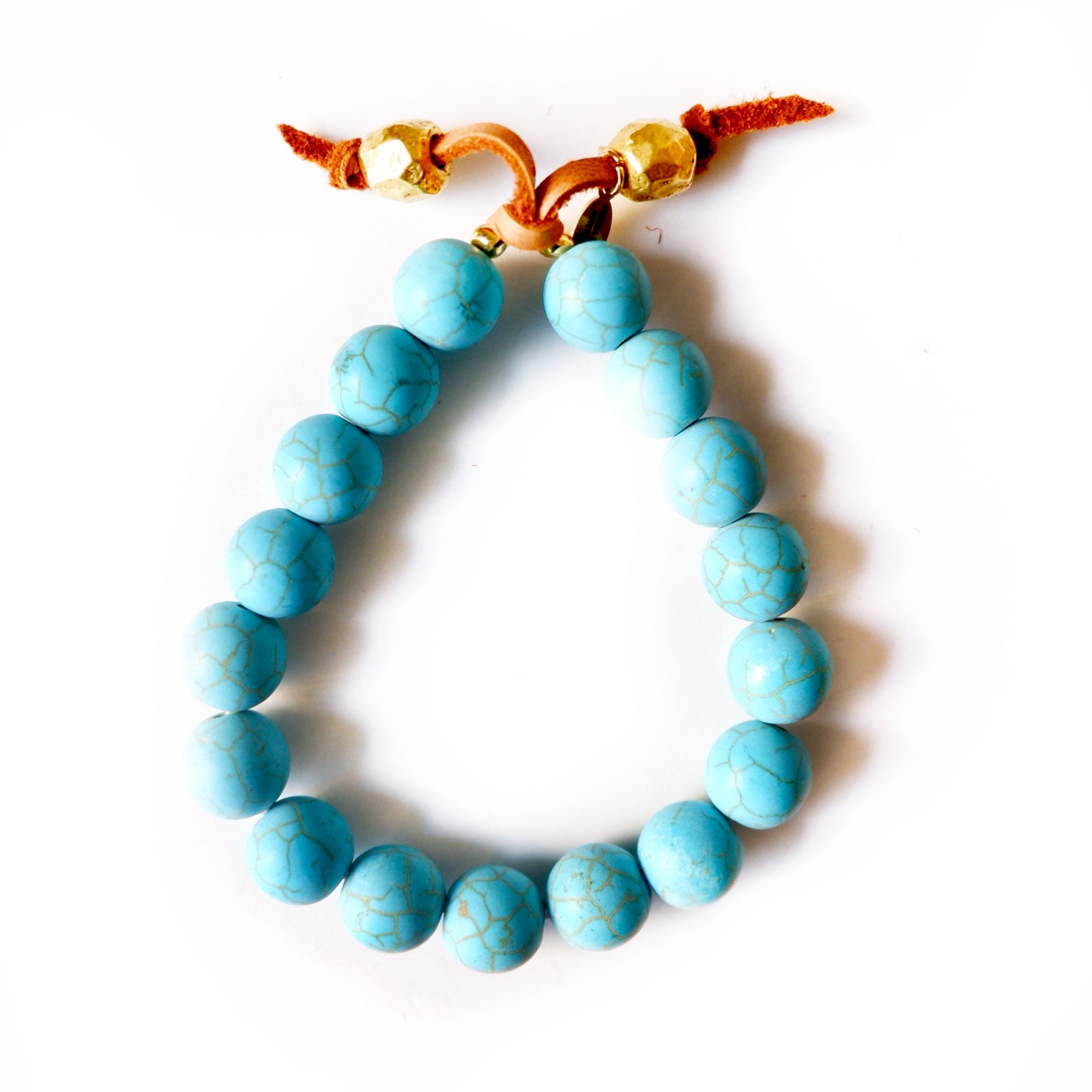 chunky turquoise mountain bracelet