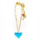 free blue bird necklace