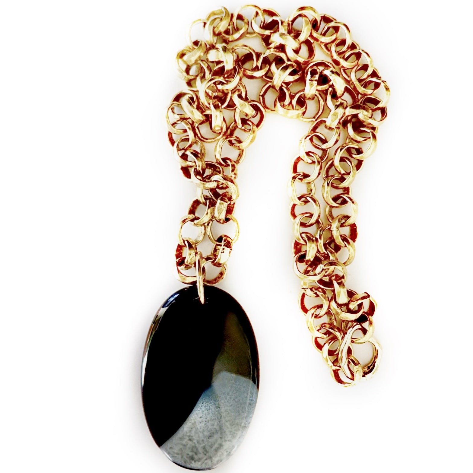 magical black agate necklace