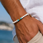 coral reef mens bracelet