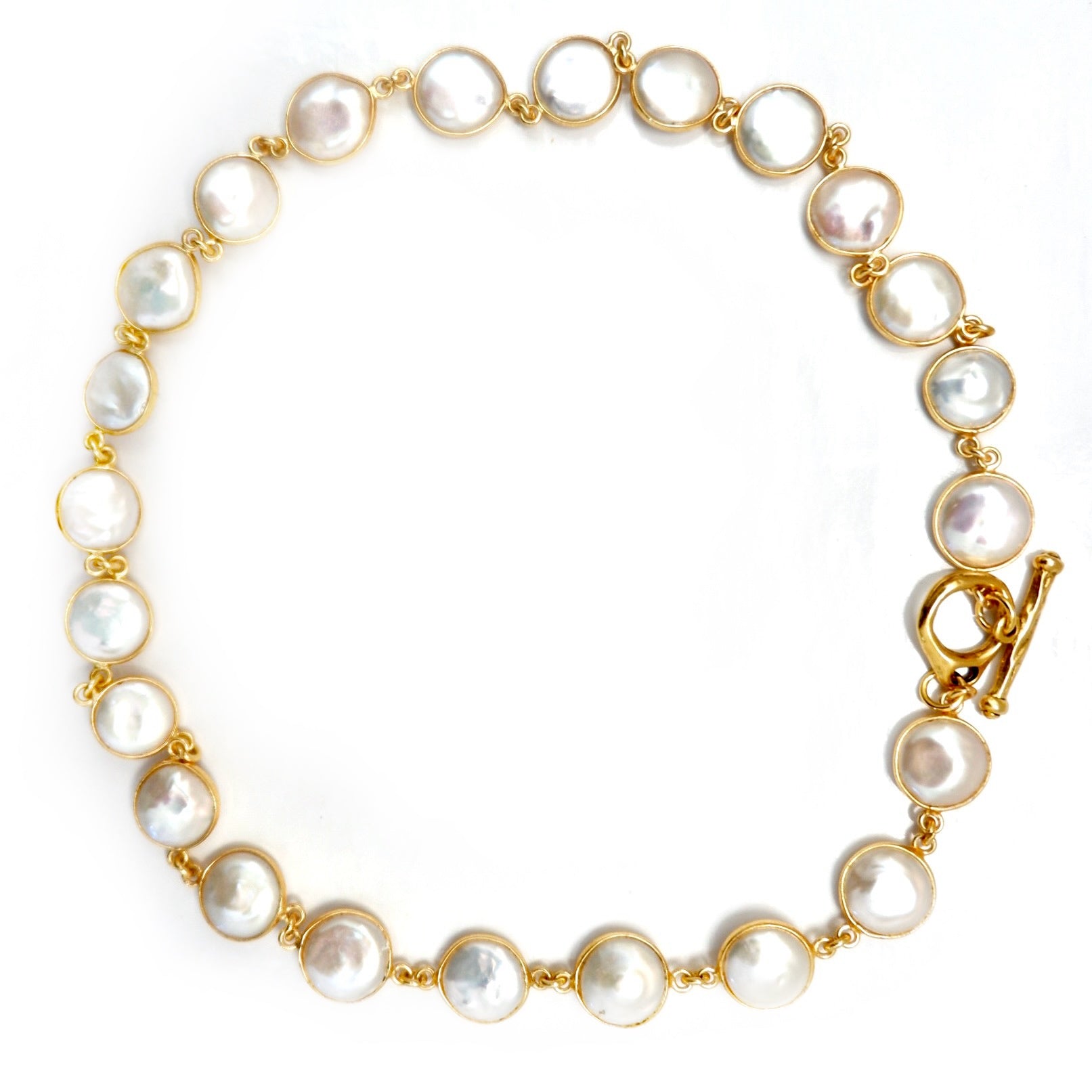 my flat freshwater pearl choker
