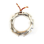 chunky geometric art stretch bracelet