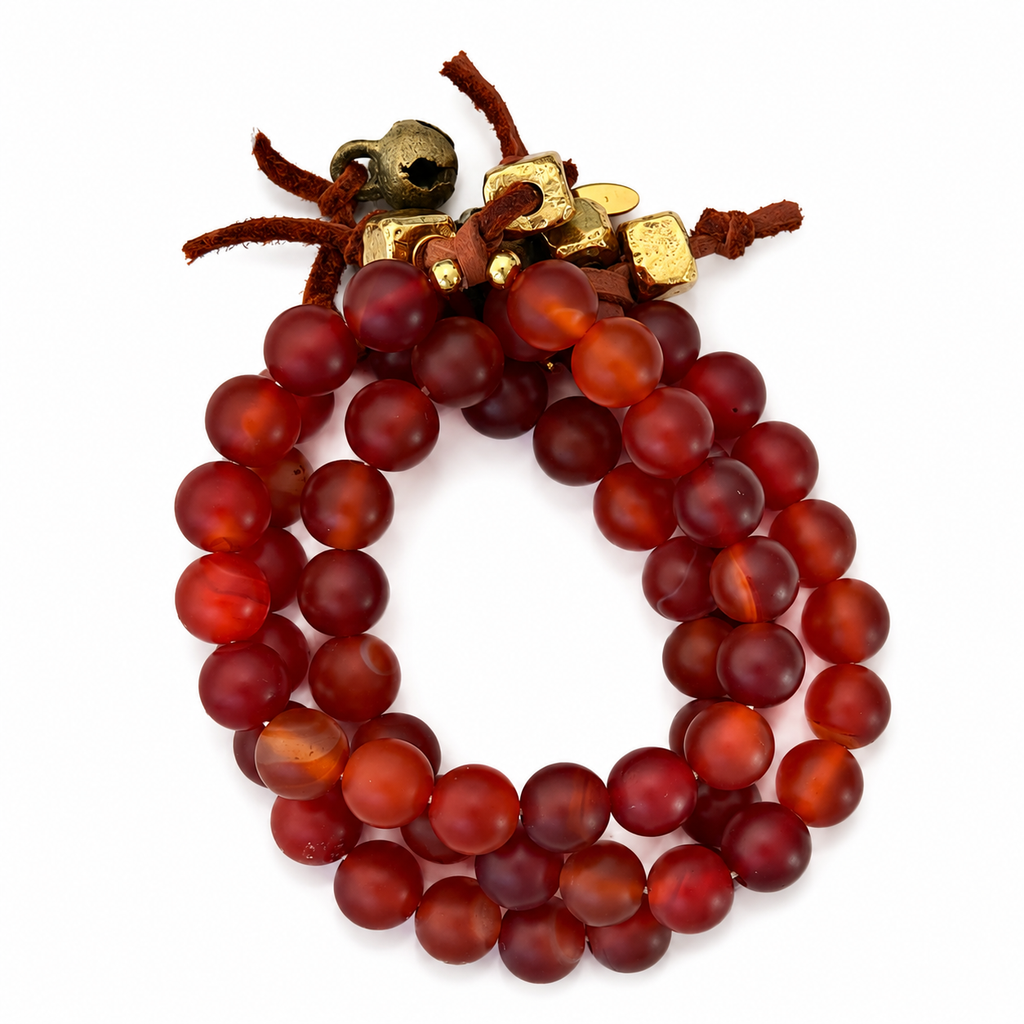 chunky carnelian mountain bracelet