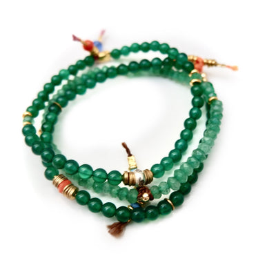 green goddess trio bracelet