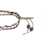 vintage glass pave sparkle dream necklace